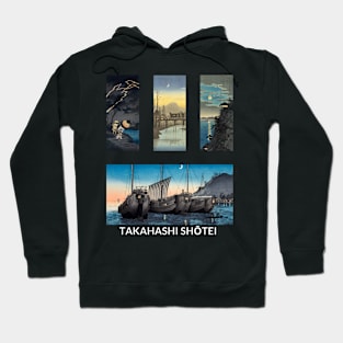 Four prints by Takahashi Shotei Hoodie